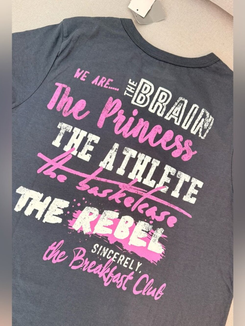 The Breakfast Club Graphic T Shirt Retro Vintage Style Women's XXL NWT - Picture 4 of 5